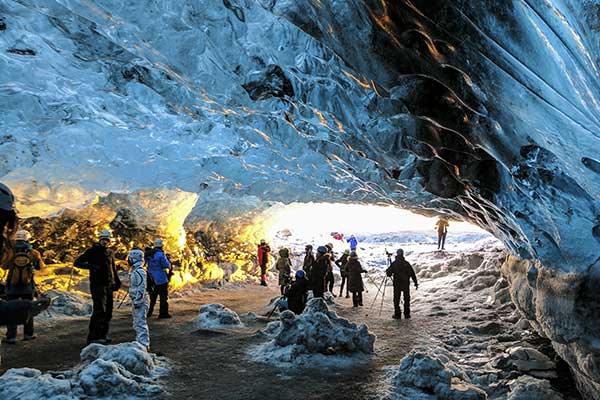 Ice cave - Inside the largest glacier