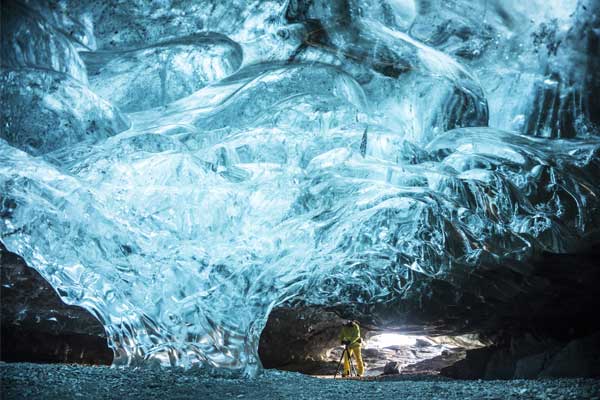 Ice cave adventure