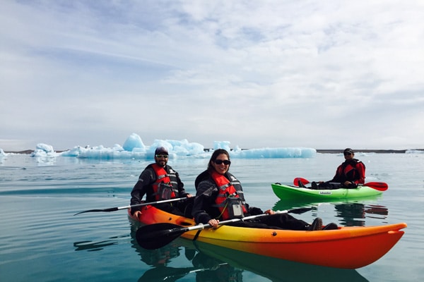 Glacier lagoon Kayaking